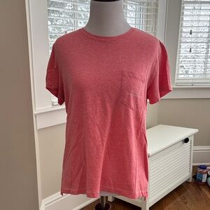 Vineyard Vines Heathered Red Boyfriend Tee